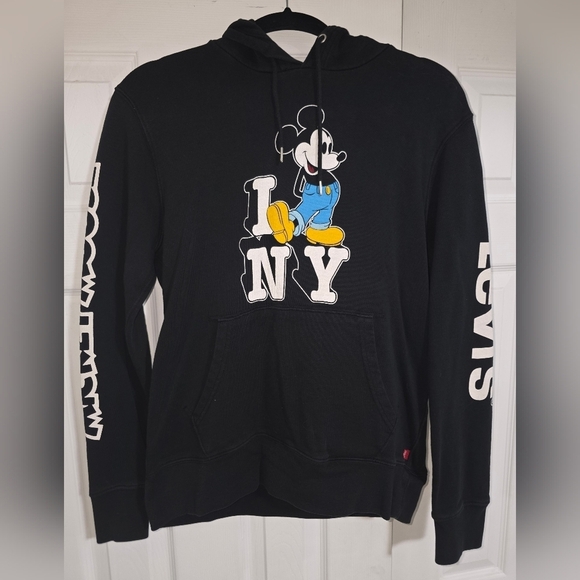 Levi's Tops - Levi's Hoodie | Mickey Mouse "I ❤️ NY" | Black Graphic Hoodie for Women